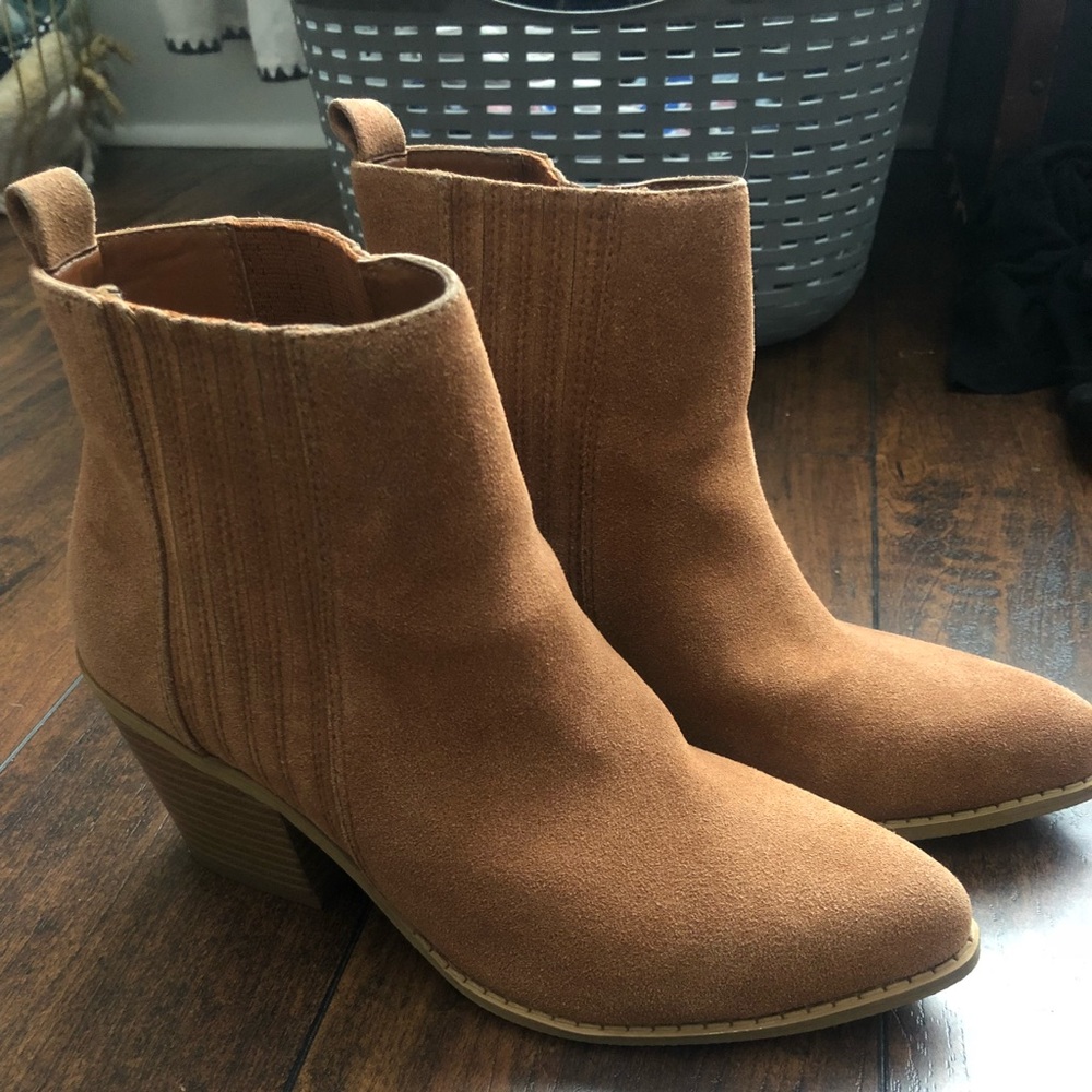 Brown booties